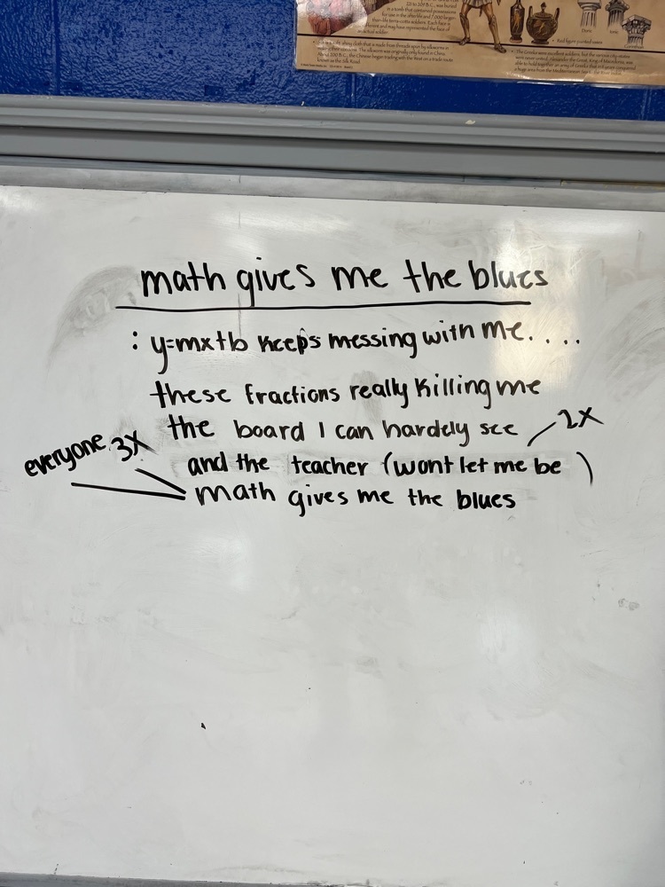 math gives me the blues lyrics