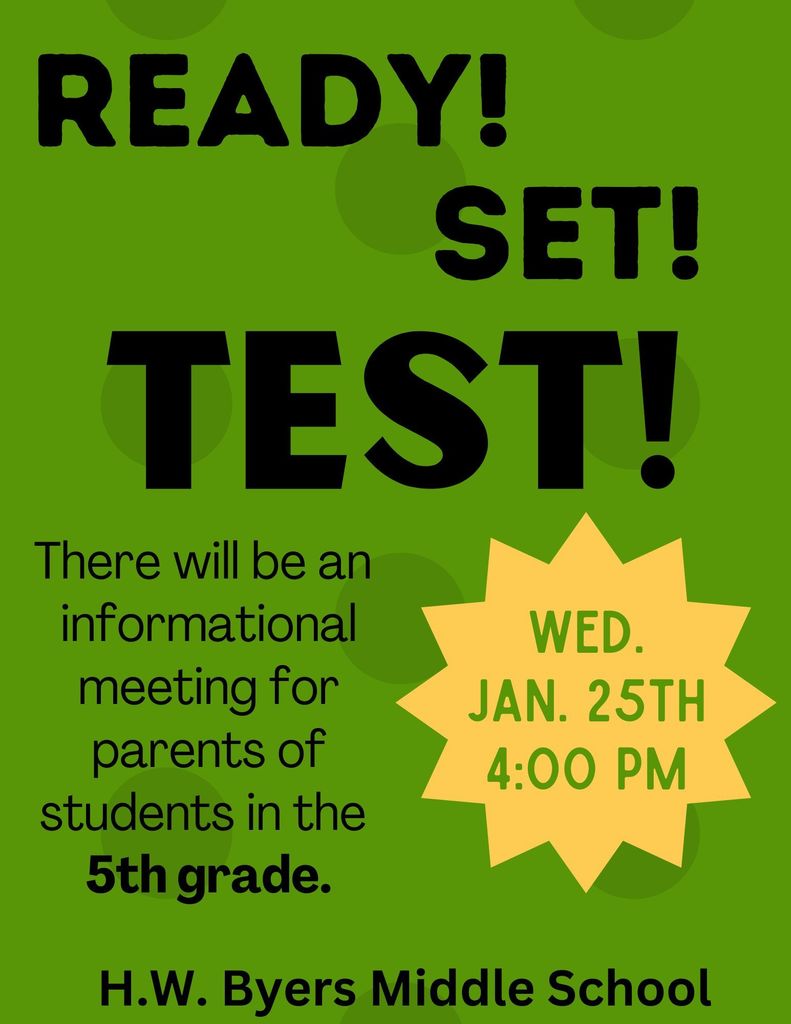 5th grade parent meeting